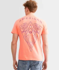 American Fighter Cranston T-Shirt Neon Coral Best