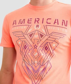 American Fighter Cranston T-Shirt Neon Coral Best