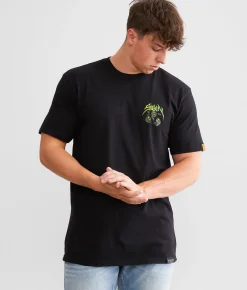 Graphic T-Shirts | Sullen Creep Badge T-Shirt Black