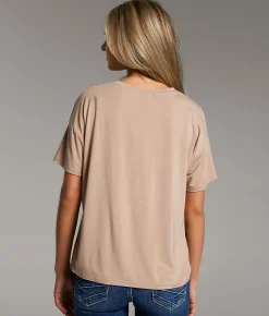 BKE Crew Neck T-Shirt Natural Discount