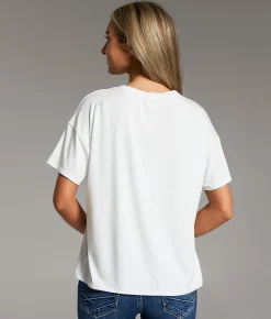 BKE Crew Neck T-Shirt White Outlet