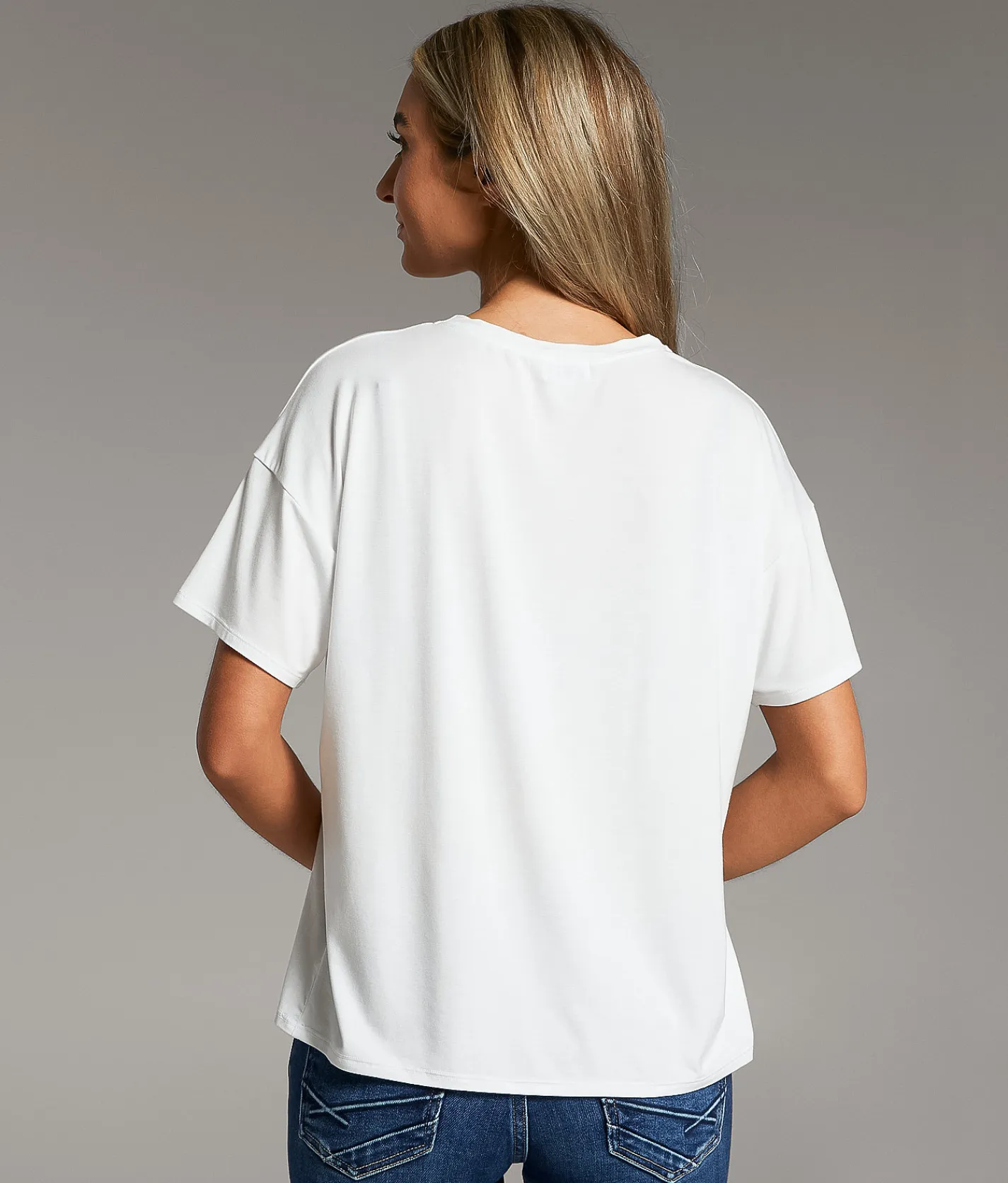 BKE Crew Neck T-Shirt White Outlet