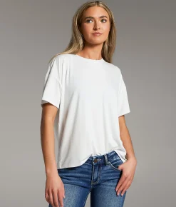 BKE Crew Neck T-Shirt White Outlet