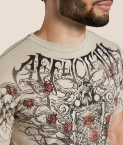 Tops|Graphic T-Shirts | Affliction Crimson Doom T-Shirt Peyote