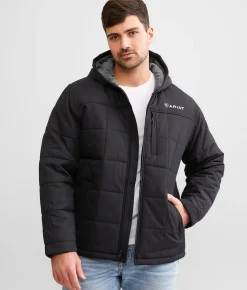 Ariat Crius Hooded Puffer Jacket Black Hot