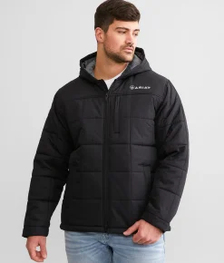 Ariat Crius Hooded Puffer Jacket Black Hot