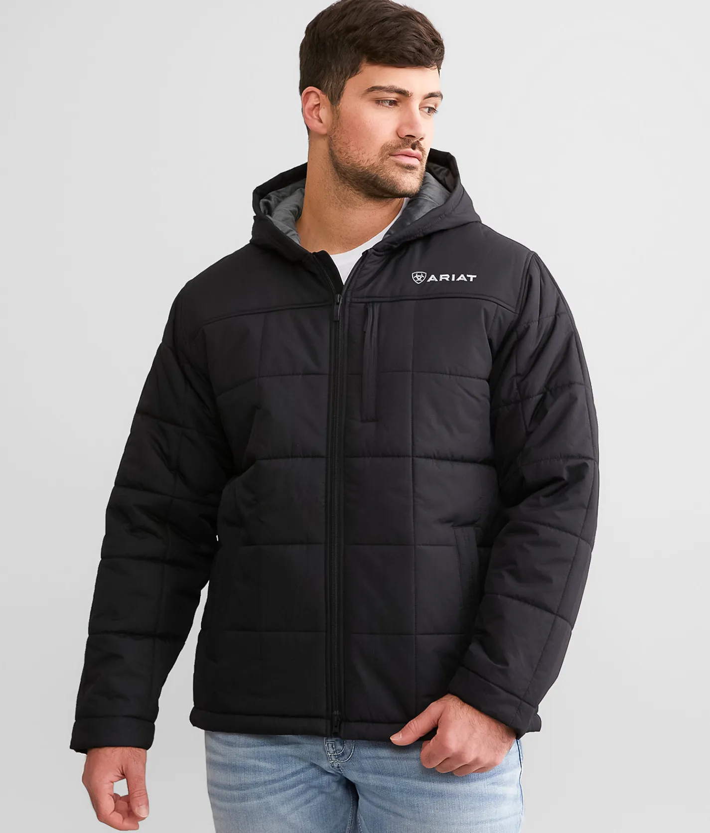 Ariat Crius Hooded Puffer Jacket Black Hot