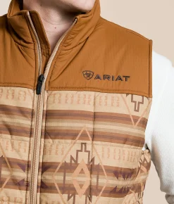Ariat Crius Insulated Vest Almond Khaki New