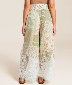 Miss Me Crochet Beach Pant Multi Ivory Online
