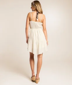 Dresses | Willow & Root Crochet Mini Dress Cream