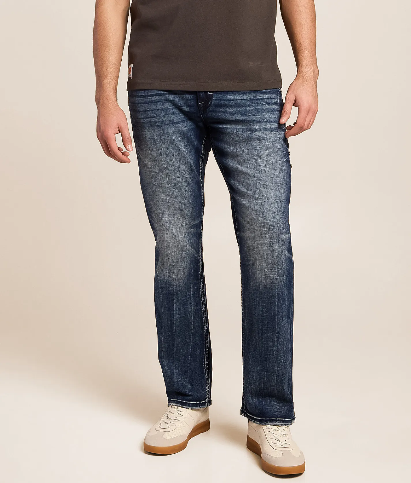 Rock Revival Crockett Relaxed Taper Stretch Jean Crockett EQ202 Online