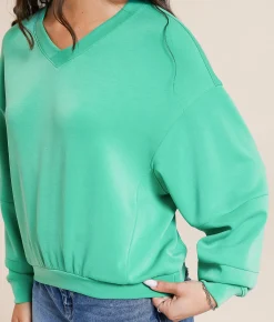 Tops | FITZ + EDDI Cropped Pullover Fuchsia Purple