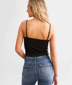 Tops | Buckle Black Cropped Shaping & Smoothing Tank Top Peppercorn