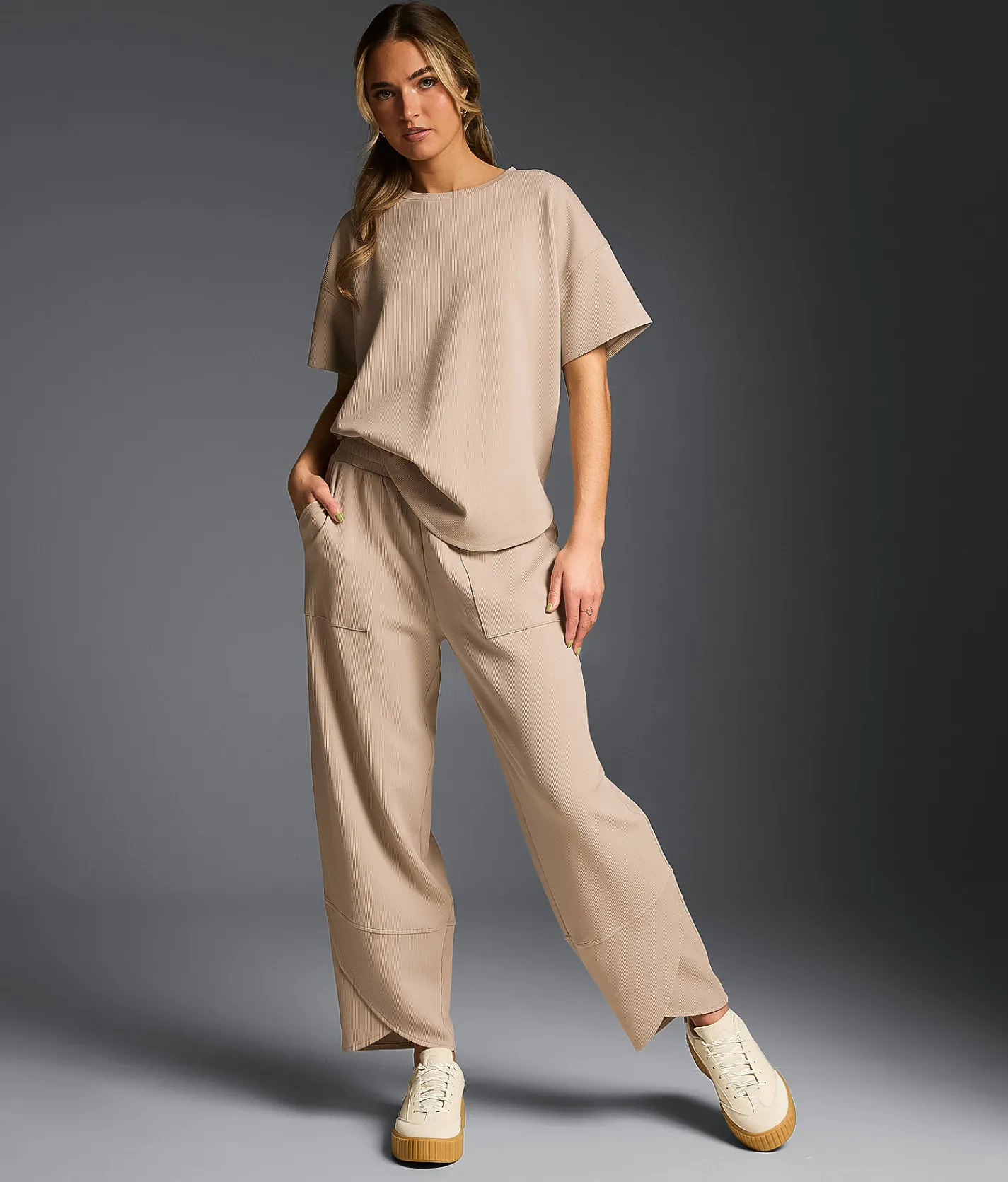 Bottoms | Buckle Black Cropped Straight Pant Taupe
