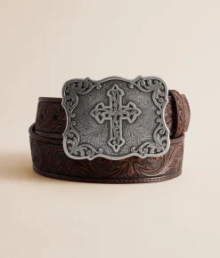 Nocona Cross Belt Brown Best