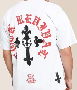 Rock Revival Crossblade T-Shirt White Online
