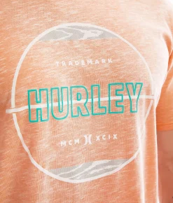 Hurley Crossed T-Shirt Papaya Punch Discount