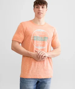 Hurley Crossed T-Shirt Papaya Punch Discount