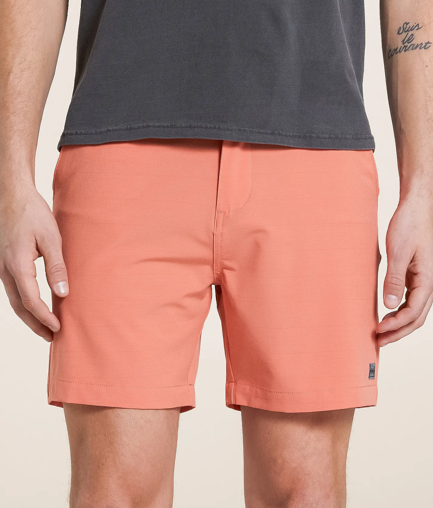 Billabong Crossfire Hybrid Stretch Walkshort Salmon Clearance