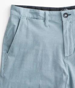 Bottoms|Shorts | Billabong Crossfire Slub Stretch Walkshort Washed Blue