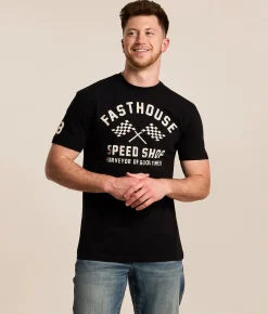 Fasthouse Crossroad T-Shirt Black New