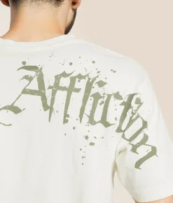 Graphic T-Shirts | Affliction Cross T-Shirt Vintage White