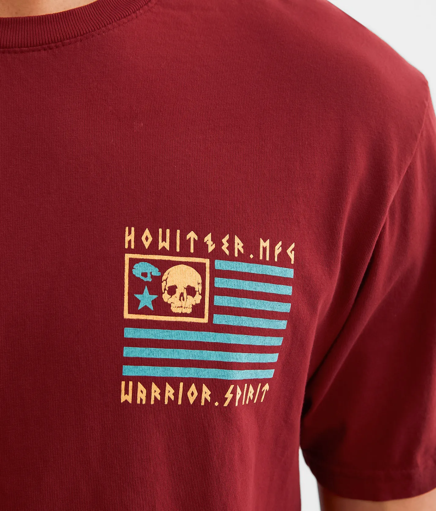 Howitzer Crow Warrior T-Shirt Rosewood Hot