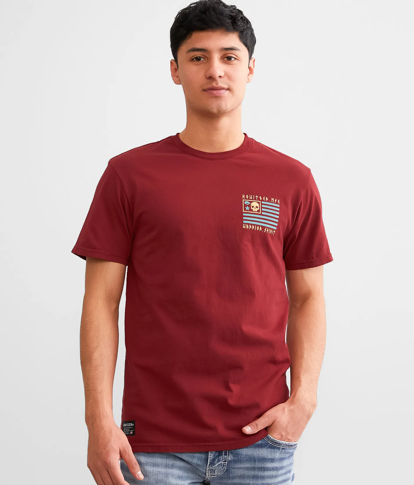 Howitzer Crow Warrior T-Shirt Rosewood Hot