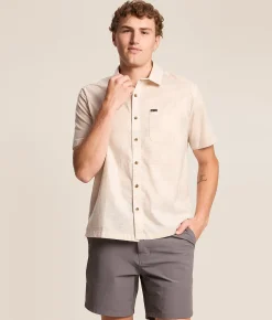 Tops | Brixton Cru Shirt Whitecap Geo Checker