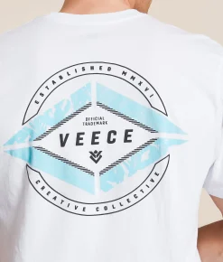 Tops|Graphic T-Shirts | Veece Crystal Ring T-Shirt White
