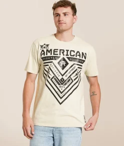 Tops|Graphic T-Shirts | American Fighter Crystal River T-Shirt Brazilian Sand