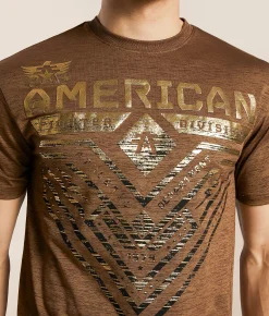 American Fighter Crystal River T-Shirt Otter Cocoa Outlet