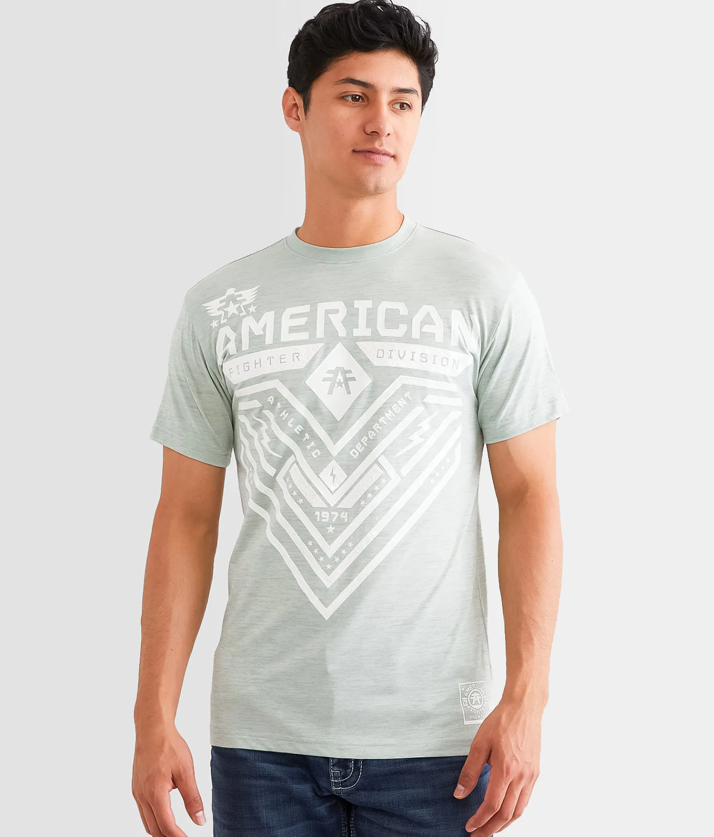 American Fighter Crystal River T-Shirt Iceberg Green Zephr Clearance