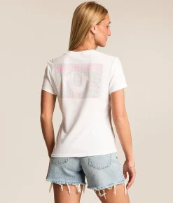 True Religion Crystal T-Shirt Optic White Clearance