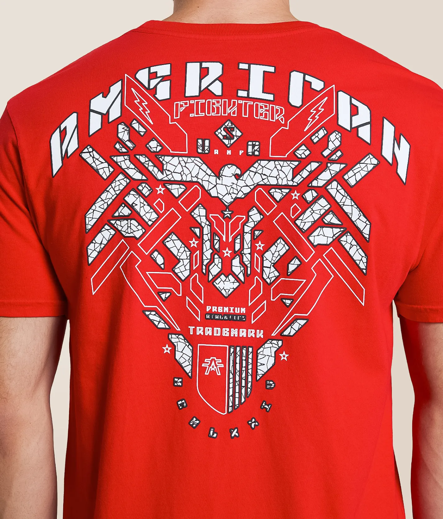 American Fighter Cullen T-Shirt Red Reactive