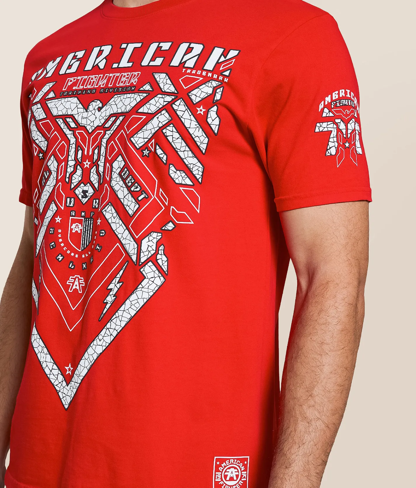 American Fighter Cullen T-Shirt Red Reactive