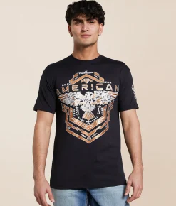 American Fighter Culver City T-Shirt Pitch Black Online