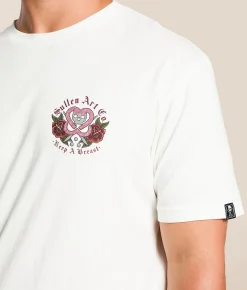Tops|Graphic T-Shirts | Sullen Cure T-Shirt Antique White