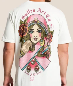Tops|Graphic T-Shirts | Sullen Cure T-Shirt Antique White