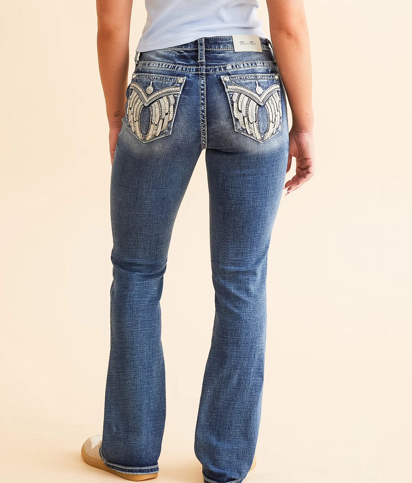 Bottoms | Miss Me Curvy Boot Stretch Jean K1370
