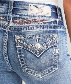 Jeans|Bottoms | Miss Me Curvy Boot Stretch Jean M819