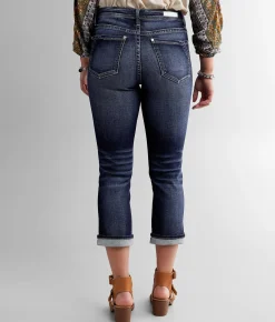 Jeans|Bottoms | Buckle Black Curvy Mid-Rise Cuffed Stretch Capri Jean Algarve