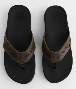 Reef Cushion Lux Flip Tan Black New