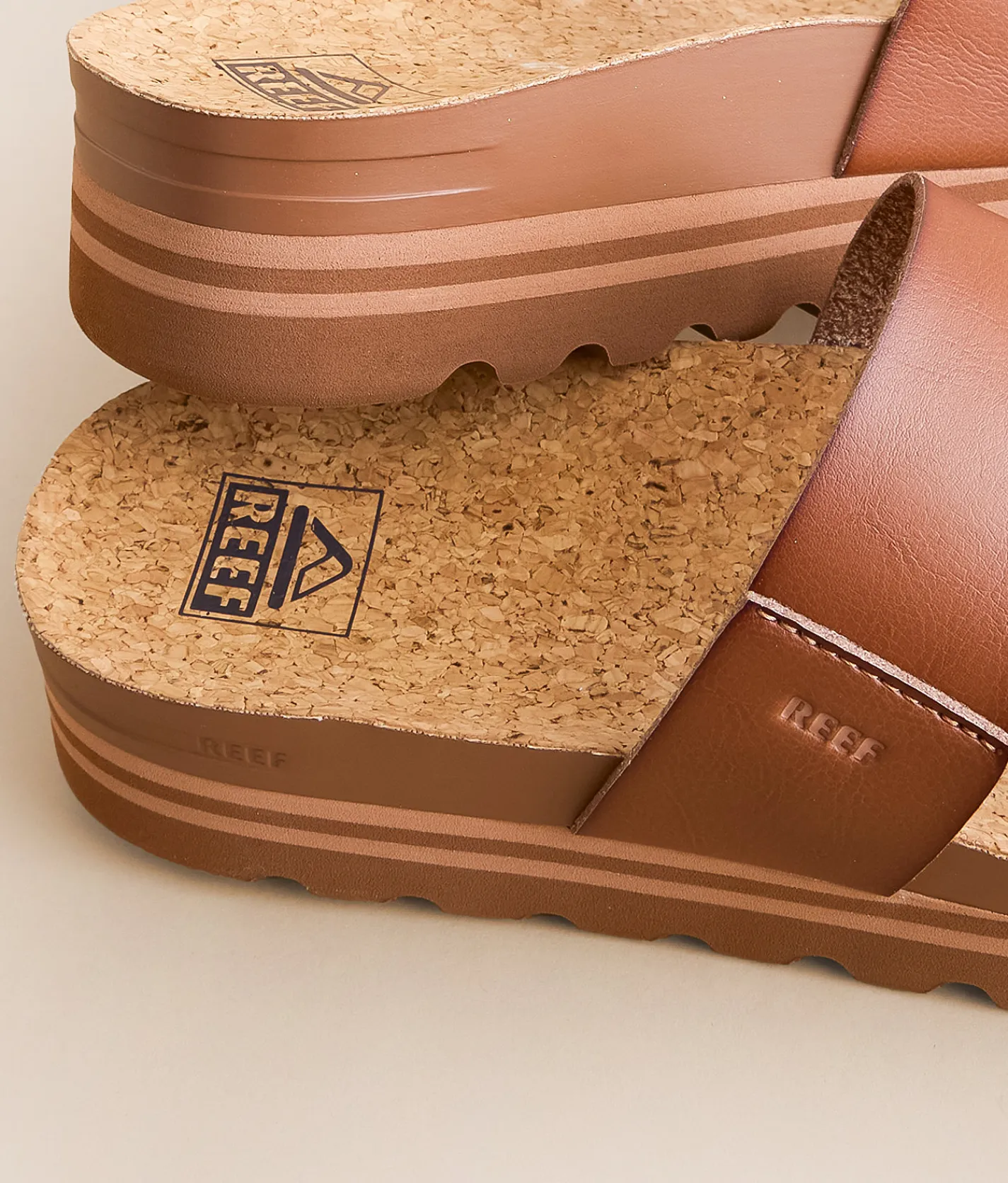Shoes | Reef Cushion Vista Hi Flatform Sandal Espresso Duo