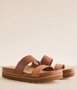 Shoes | Reef Cushion Vista Hi Flatform Sandal Espresso Duo