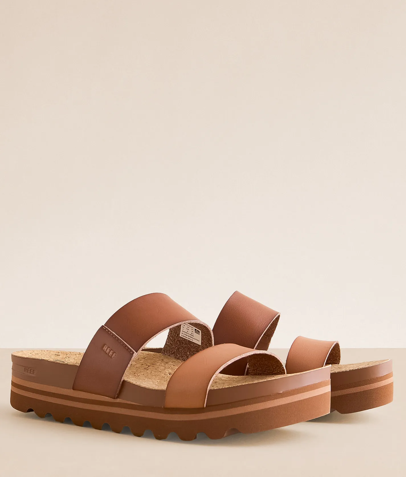 Shoes | Reef Cushion Vista Hi Flatform Sandal Espresso Duo
