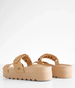 Reef Cushion Vista Hi Twist Sandal Seashell Hot