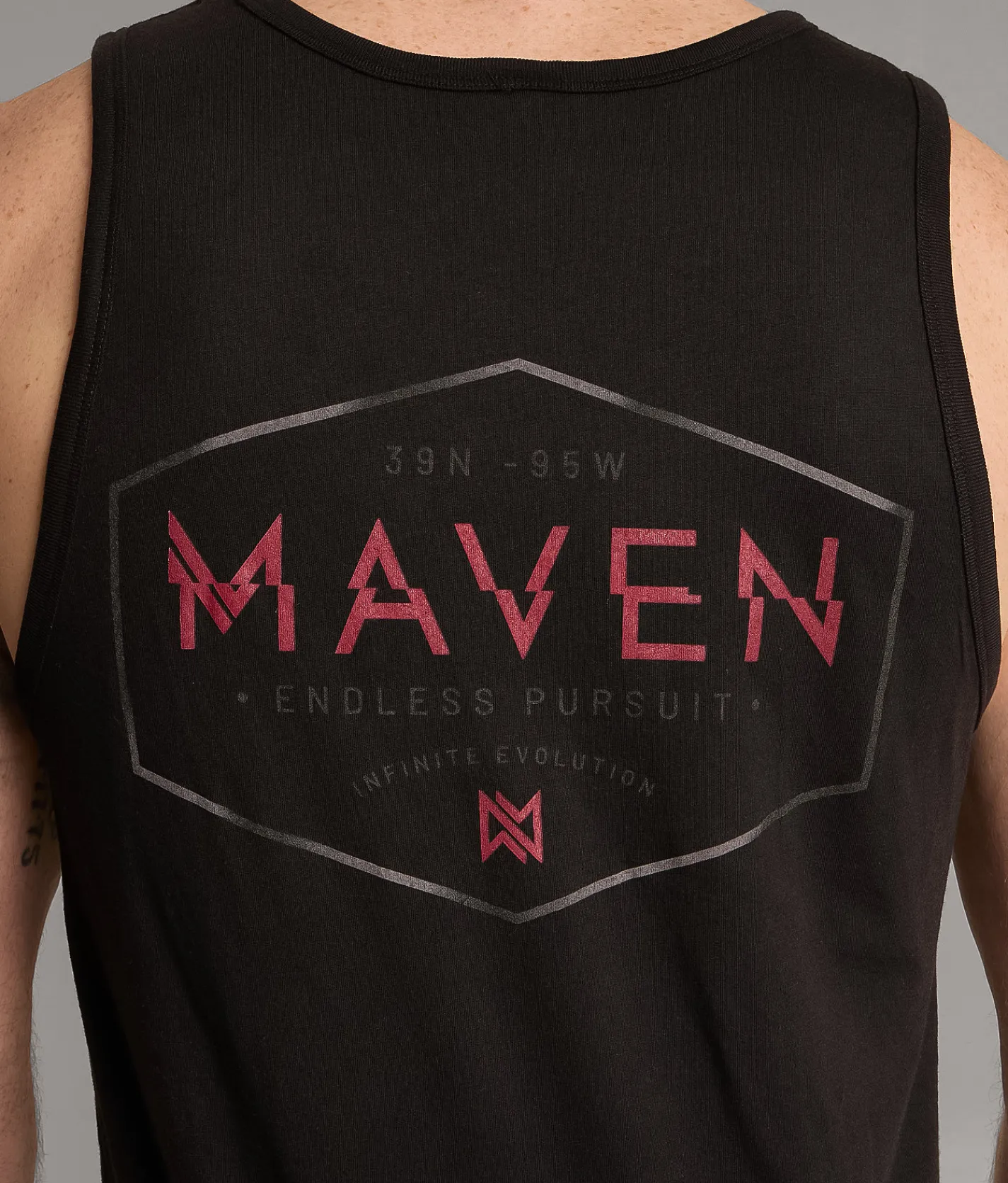 Tops | Maven Co-op Cut Badge Tank Top Black