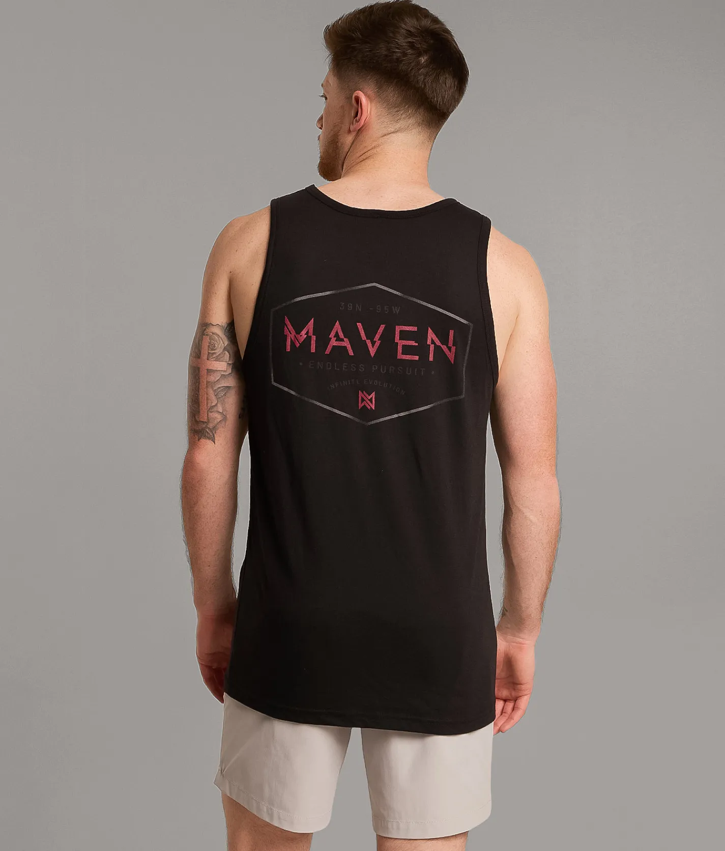 Tops | Maven Co-op Cut Badge Tank Top Black