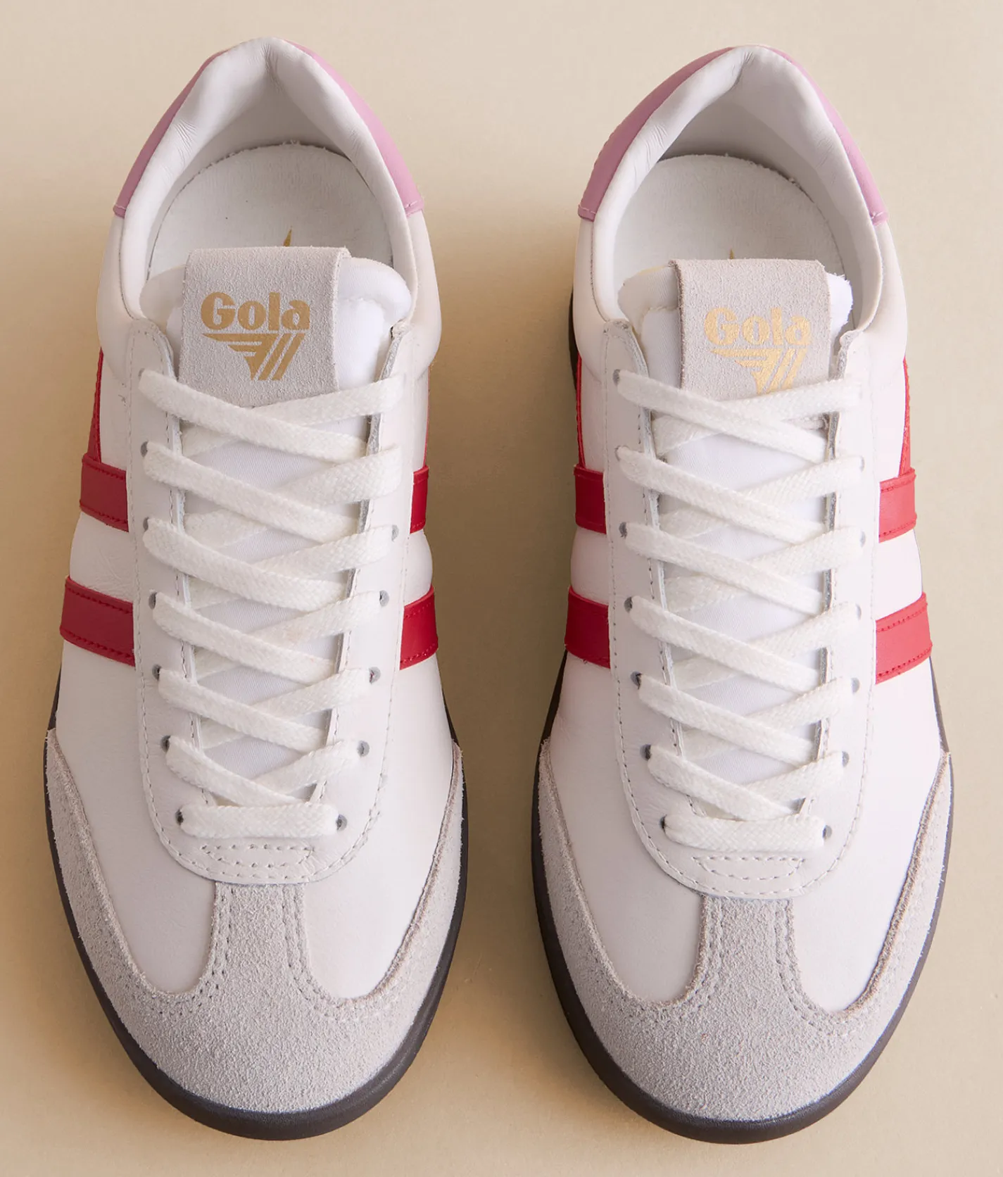 Shoes | Gola® Cyclone Leather Sneaker White Black Gum